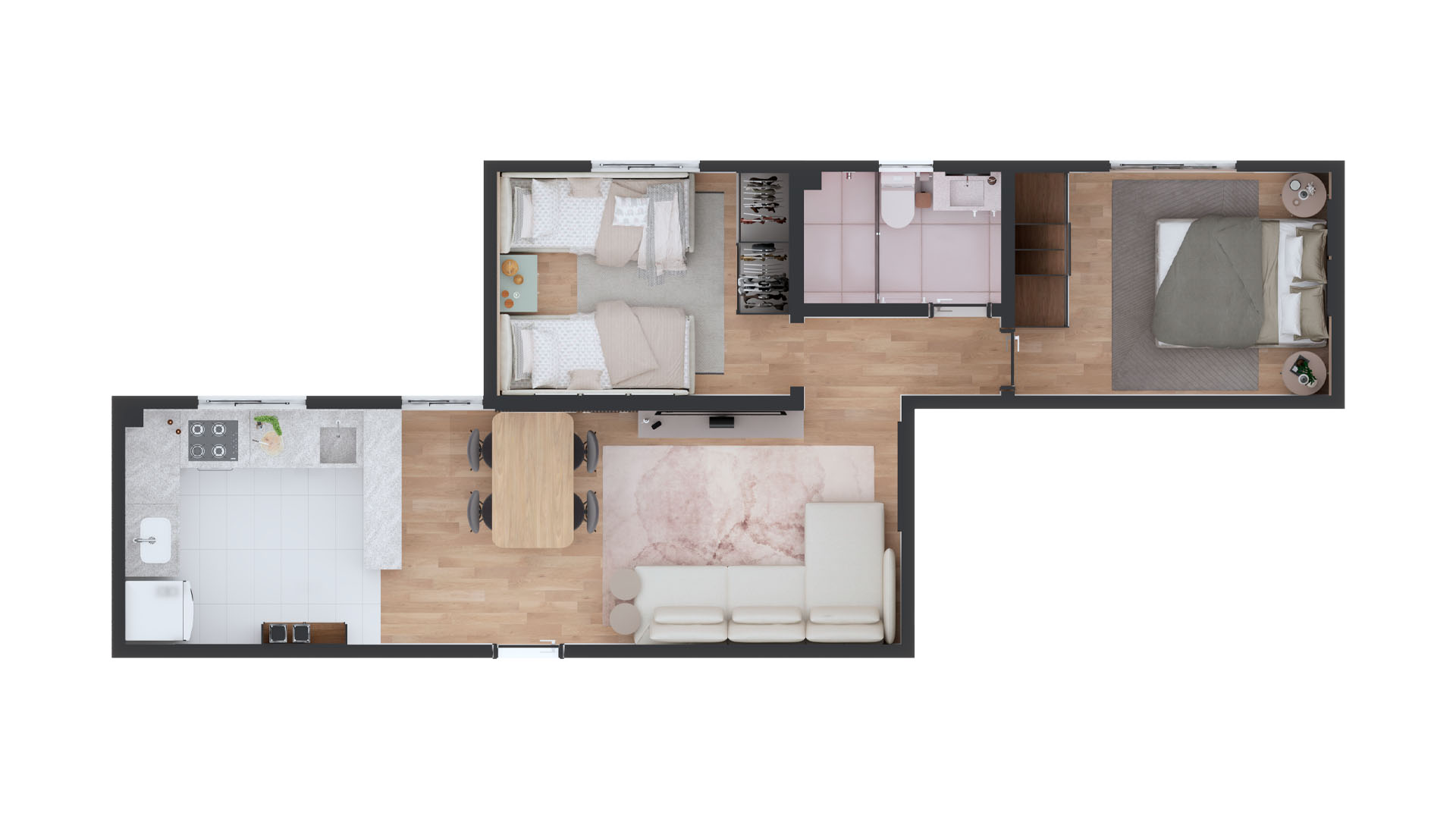 Apartamento 50m²